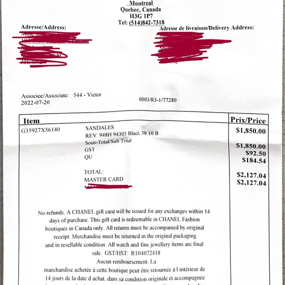 Black Chanel Sandles - Picture 6 of 6